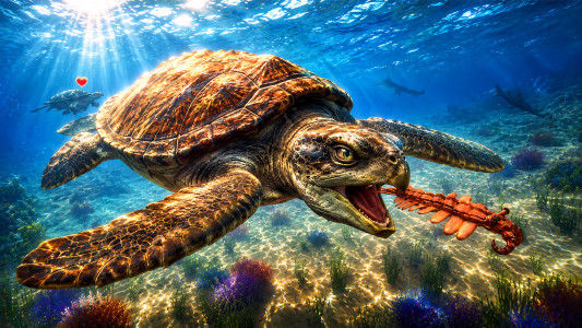 اسکرین شات 1 بازی Archelon: Sea Turtle Dino Sim