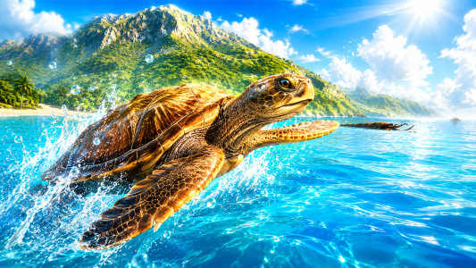 اسکرین شات 2 بازی Archelon: Sea Turtle Dino Sim