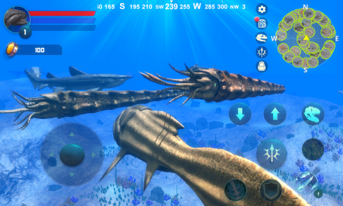 اسکرین شات 2 بازی Dunkleeosteus Simulator