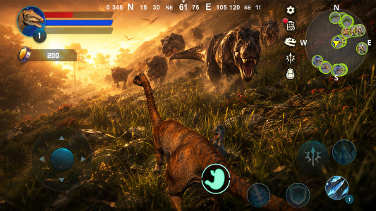 اسکرین شات 3 بازی Gallimimus: Fastest Dino Sim
