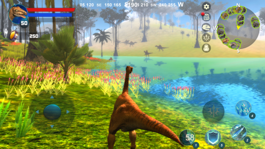 اسکرین شات 4 بازی Gallimimus: Fastest Dino Sim