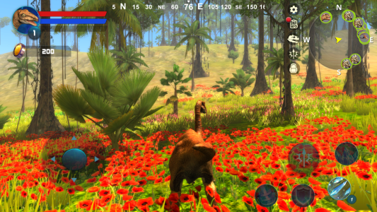 اسکرین شات 2 بازی Gallimimus: Fastest Dino Sim