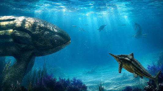 اسکرین شات 1 بازی Ichthyosaurus: Ocean Dino Sim