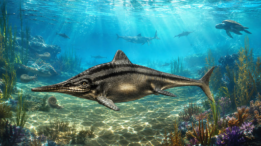 اسکرین شات 7 بازی Ichthyosaurus: Ocean Dino Sim