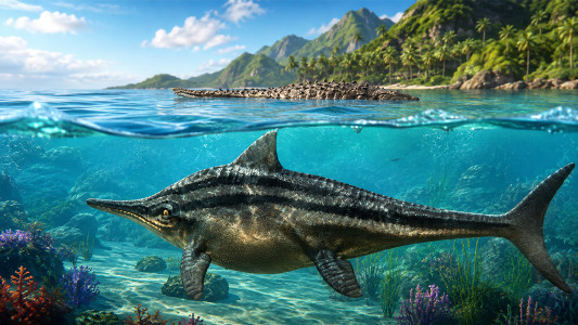 اسکرین شات 4 بازی Ichthyosaurus: Ocean Dino Sim