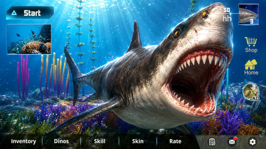اسکرین شات 8 بازی Megalodon Dino Survival Sim