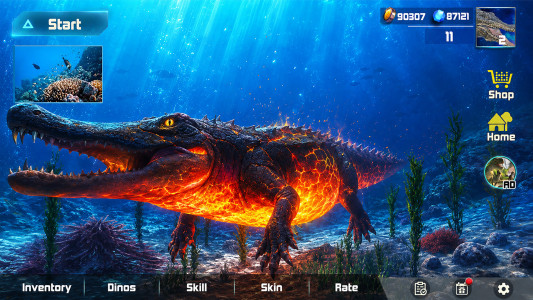 اسکرین شات 6 بازی Sarcosuchus Dinosaur Simulator