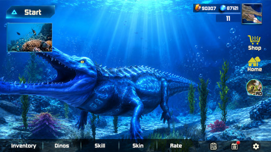 اسکرین شات 2 بازی Sarcosuchus Dinosaur Simulator