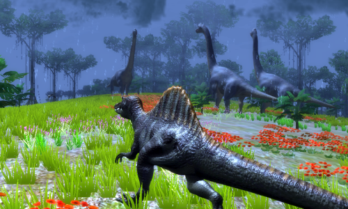 اسکرین شات 2 بازی Spinosaurus Dinosaur Simulator