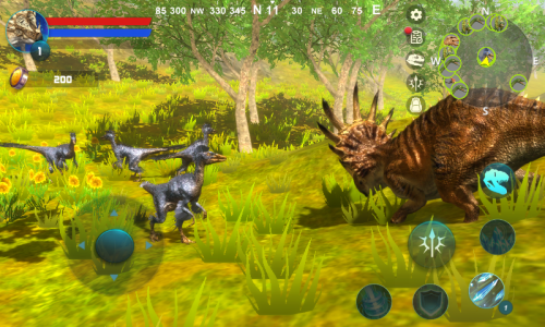 اسکرین شات 3 بازی Styracosaurus: Horned Dino Sim