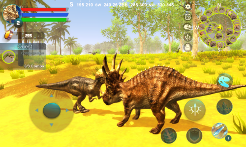 اسکرین شات 8 بازی Styracosaurus: Horned Dino Sim