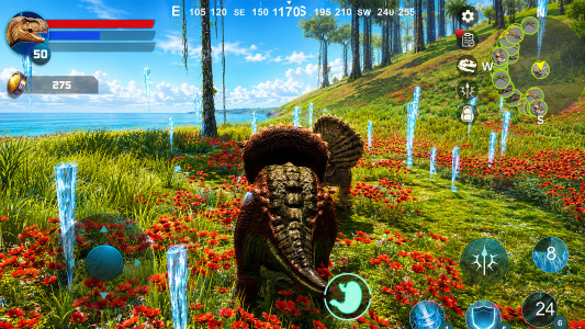 اسکرین شات 7 بازی Styracosaurus: Horned Dino Sim