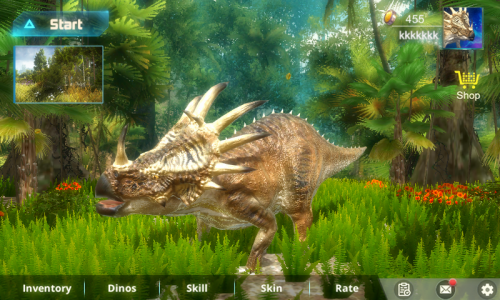 اسکرین شات 1 بازی Styracosaurus: Horned Dino Sim