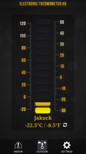 اسکرین شات 3 برنامه Thermometer : Outdoor & Indoor