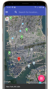 اسکرین شات 3 برنامه Fake GPS Location Professional