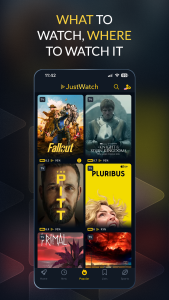 اسکرین شات 1 برنامه JustWatch - Streaming Guide