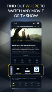 اسکرین شات 3 برنامه JustWatch - Streaming Guide