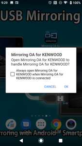 اسکرین شات 2 برنامه Mirroring OA for KENWOOD