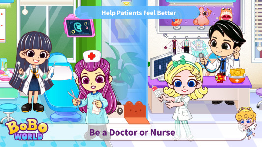 اسکرین شات 4 بازی BoBo World: Hospital Games