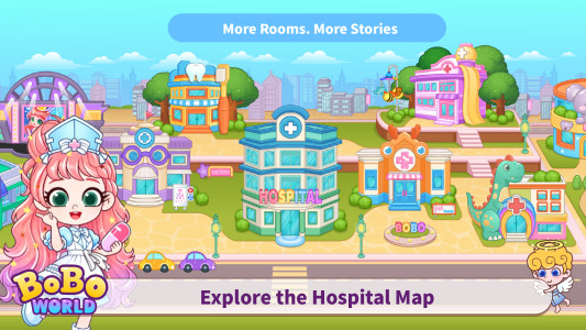 اسکرین شات 2 بازی BoBo World: Hospital Games