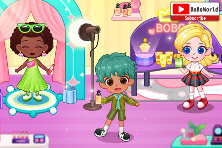اسکرین شات 3 بازی BoBo World Pincess Salon-kids
