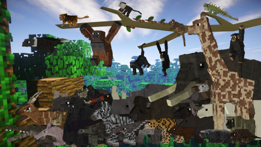 اسکرین شات 1 برنامه Animals Mods for Minecraft PE