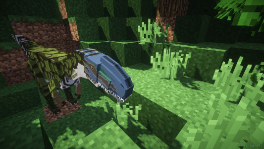 اسکرین شات 3 برنامه Jurassic Mods for Minecraft PE