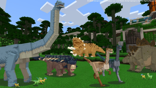 اسکرین شات 5 برنامه Jurassic Mods for Minecraft PE