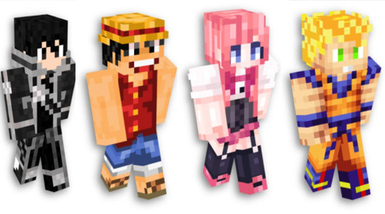 اسکرین شات 1 برنامه Anime Skins for Minecraft PE