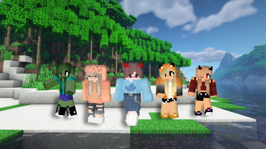 اسکرین شات 8 برنامه Anime Skins for Minecraft PE