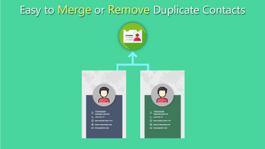 اسکرین شات 1 برنامه Duplicate Contacts Remover
