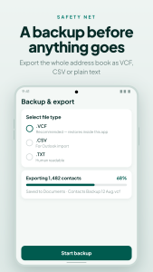 اسکرین شات 6 برنامه Duplicate Contacts Remover