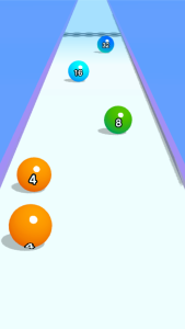 اسکرین شات 1 بازی Ball Run 2048: merge number