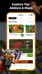 اسکرین شات 2 برنامه Addons for Minecraft