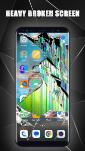 اسکرین شات 3 برنامه Broken Screen & Wallpaper 4K