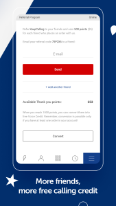 اسکرین شات 8 برنامه KeepCalling International