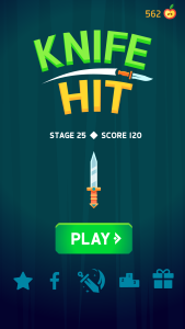 اسکرین شات 4 بازی  knife hit (نایف هیت)