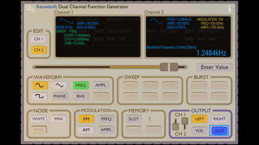 اسکرین شات 2 برنامه Function Generator