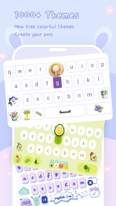 اسکرین شات 2 برنامه Emoji Keyboard & Fonts: Zomj