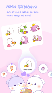 اسکرین شات 4 برنامه Emoji Keyboard & Fonts: Zomj