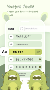 اسکرین شات 3 برنامه Emoji Keyboard & Fonts: Zomj