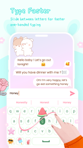 اسکرین شات 5 برنامه Emoji Keyboard & Fonts: Zomj