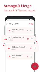 اسکرین شات 3 برنامه Merge PDF