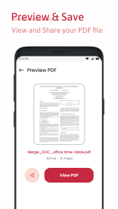 اسکرین شات 4 برنامه Merge PDF