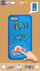 اسکرین شات 4 بازی Phone Case DIY Mobile Games