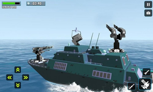 اسکرین شات 1 بازی US Army Battle Ship Simulator