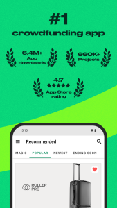 اسکرین شات 1 برنامه Kickstarter