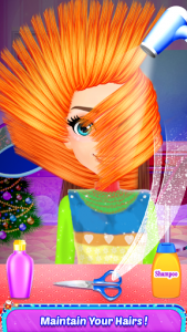 اسکرین شات 8 برنامه Christmas Girls Super Braid Hairs Beauty Salon