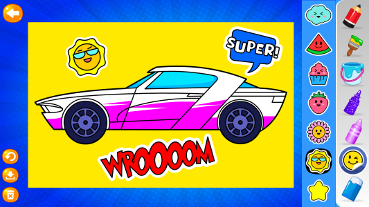 اسکرین شات 5 بازی Car Coloring Games