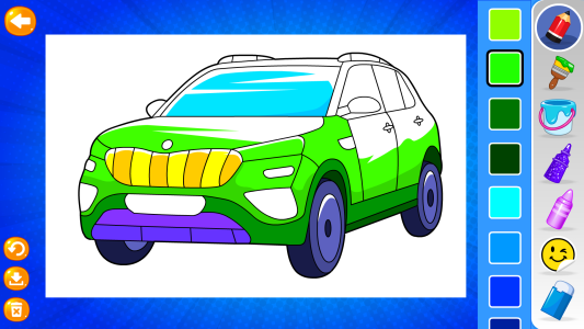 اسکرین شات 4 بازی Car Coloring Games